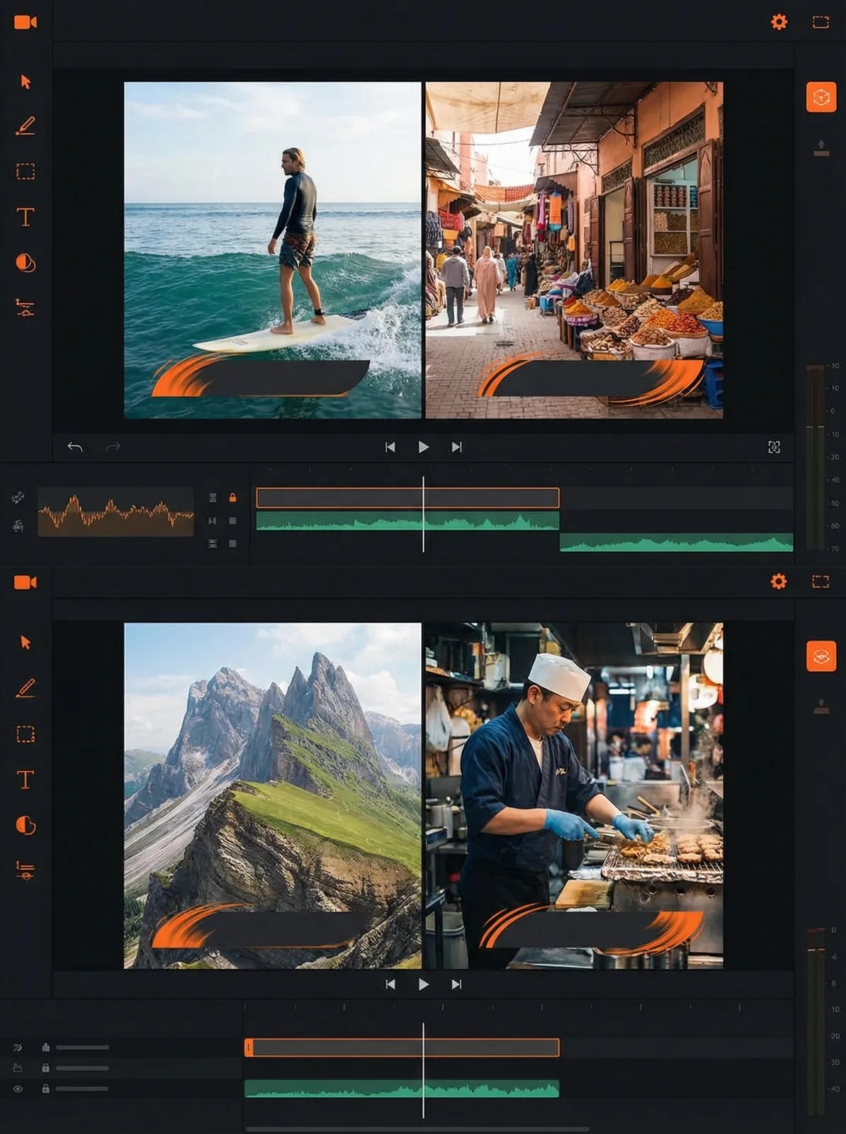 豪门国际app Vlog开场模板设计